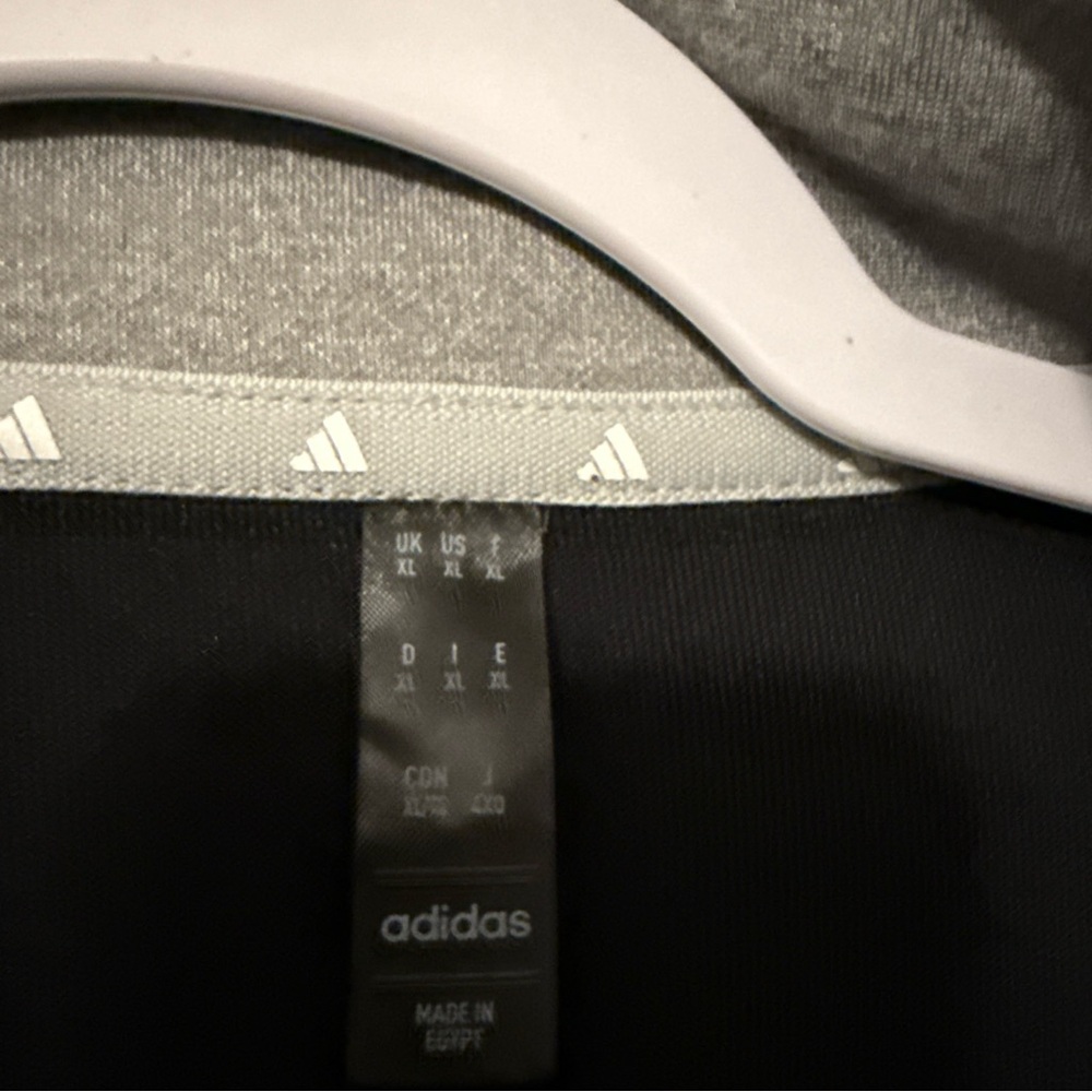 Adidas Elevated Jacket XL Grey Mens New With Tags - Picture 3 of 5